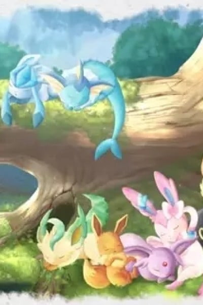 Eevee and Colorful Friends